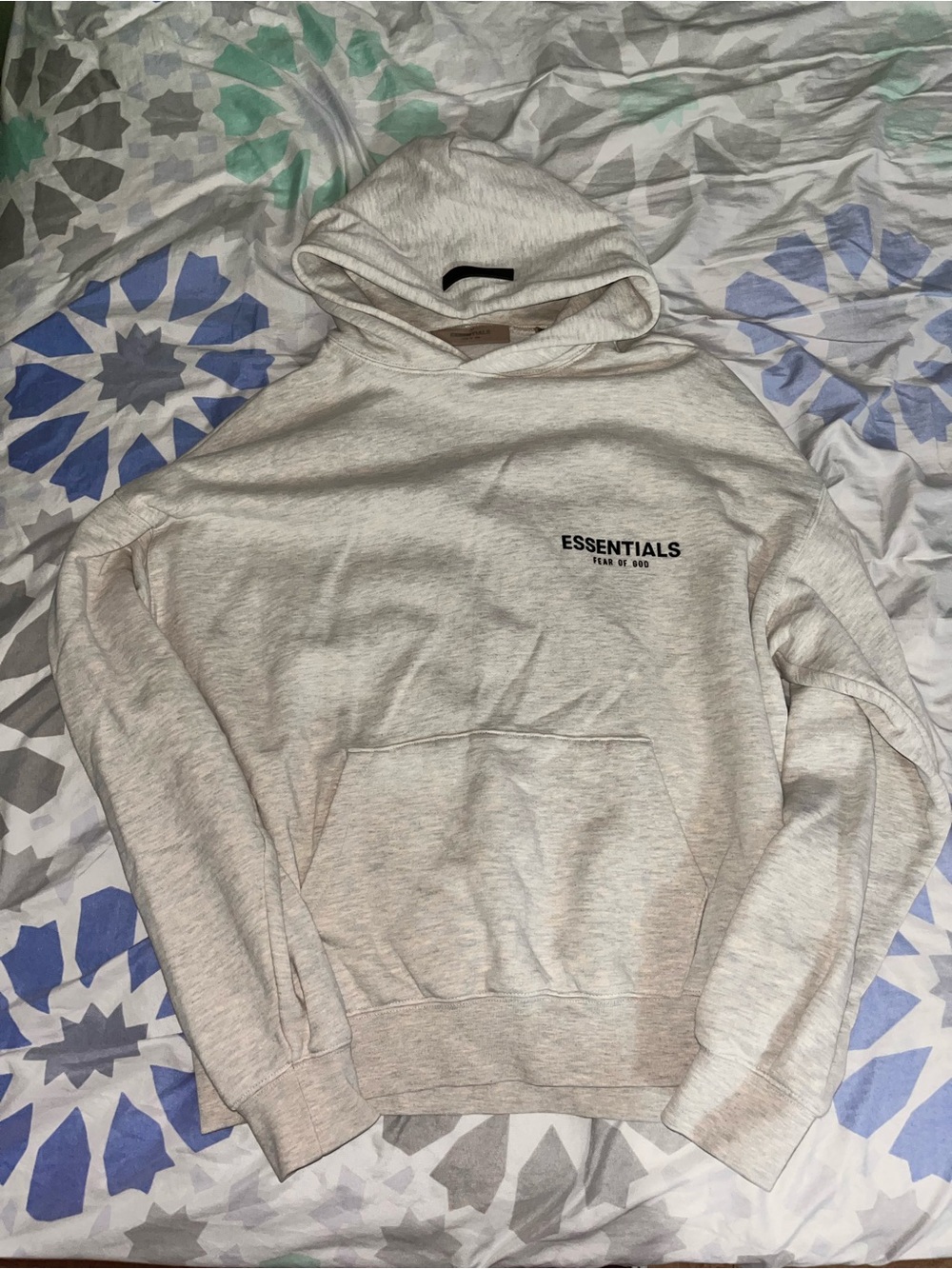 Fear of God Essentials Hoodie 'Light Oatmeal'